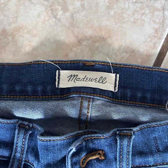 Madewell 9” High-Rise Skinny Jeans Dark Wash Size 27 trendy high waisted - Picture 4 of 5